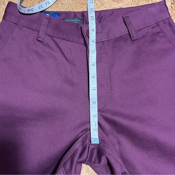 Askov Finlayson Men’s The Explorer Japanese Cotton Canvas Pant In Maroon Sz 28